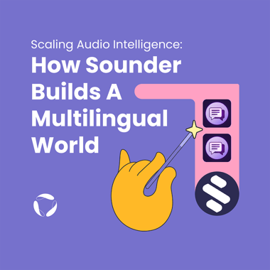 L'intelligence audio à grande échelle: Sounder et le monde multilingue